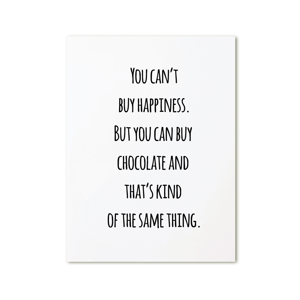 zoedt-kaart-you-can't-buy-happiness