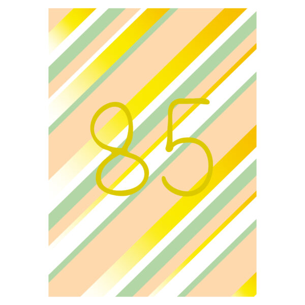 Getalkaart-85-verjaardagskaart-verjaardag