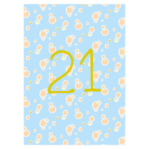 Getalkaart-21-verjaardagskaart-verjaardag