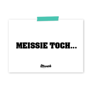 mwah-meissie-toch-ansichtkaart