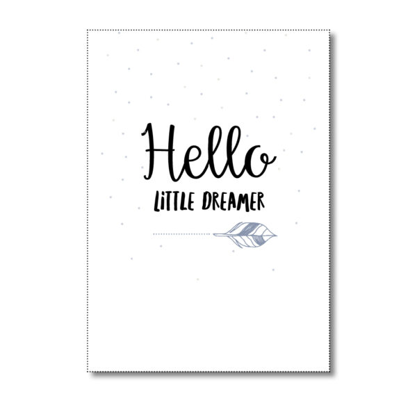 miekinvorm-kaart-hello-little-dreamer