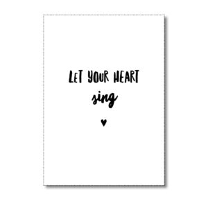 miekinvorm-kaart-let-your-heart-sing