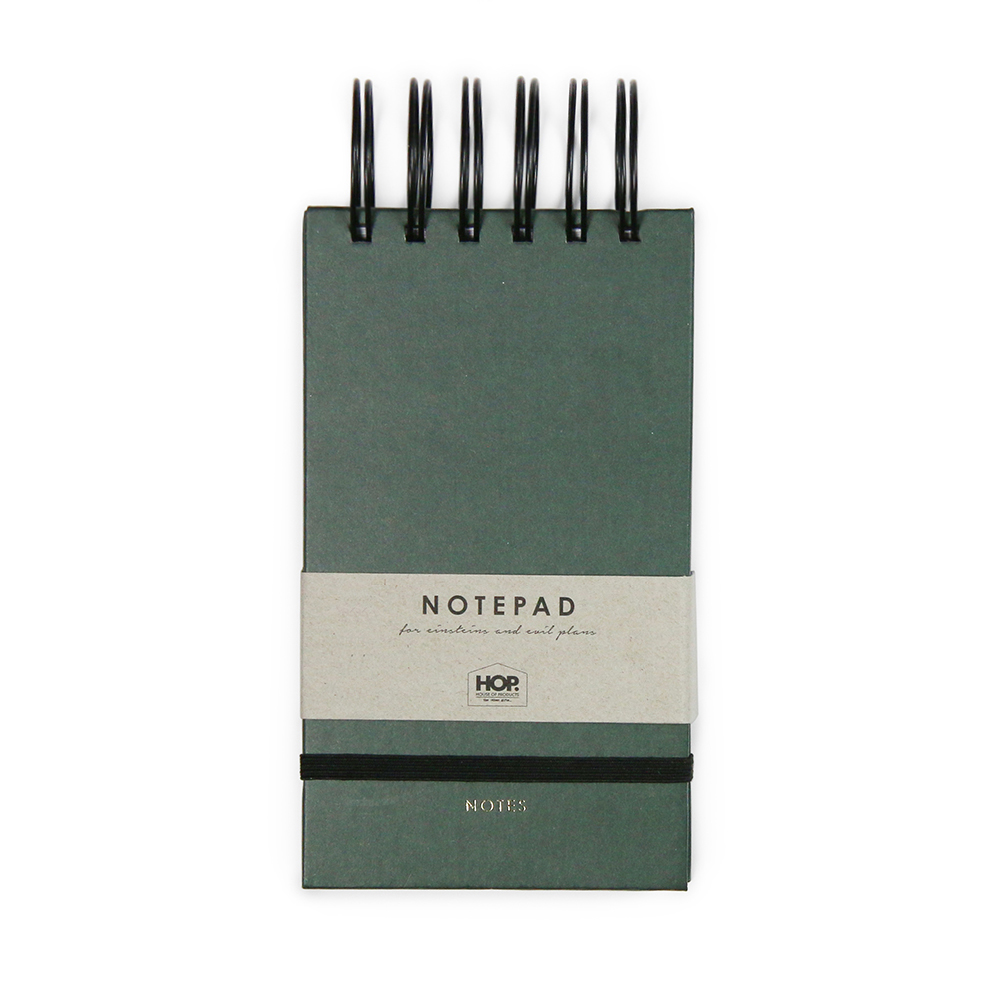 notepad-small-forest-green-house-of-products
