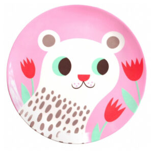 melamine-plate-polar-bear-pink-petit-monkey