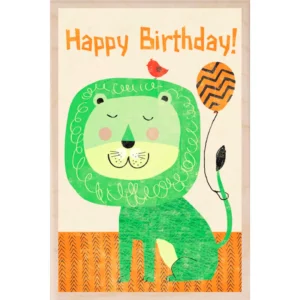 birthday_lion_houten_kaart