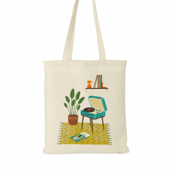 Illu-ster-tote bag-vinyl-vibes