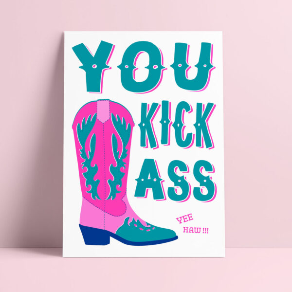 studio-inktvis-riso-print-you-kick-ass-cowboy-boots