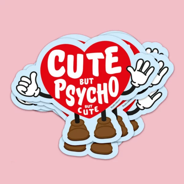 studio-inktvis-sticker-cute-but-psycho-but-cute