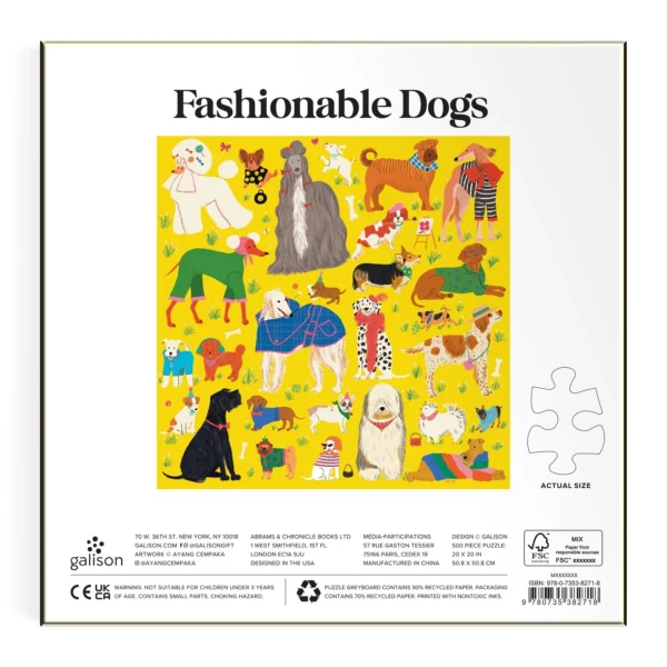 galison-fashionable-dogs-puzzel-500-stukjes