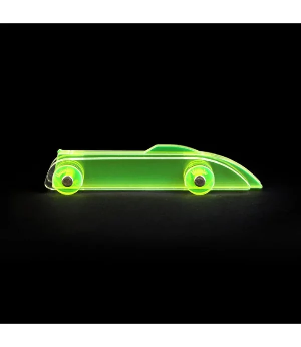 lucite-car-small-no1-neon-yellow