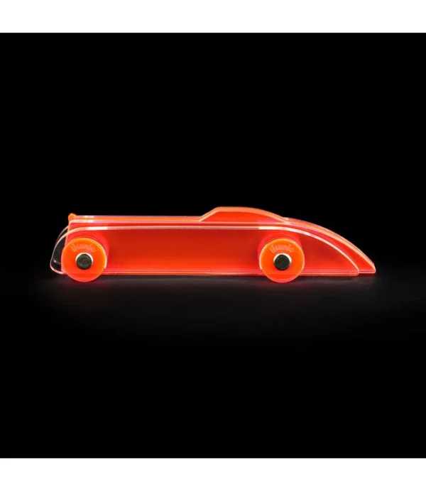 lucite-car-small-no1-neon-red