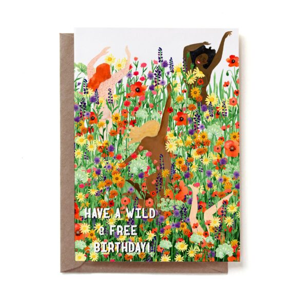 reddish design wild birthday flowerfield