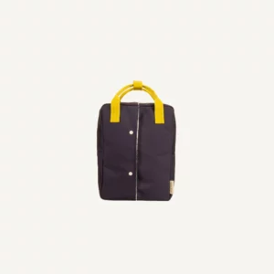 sticky lemon backpack medium in de kleuren paars en geel