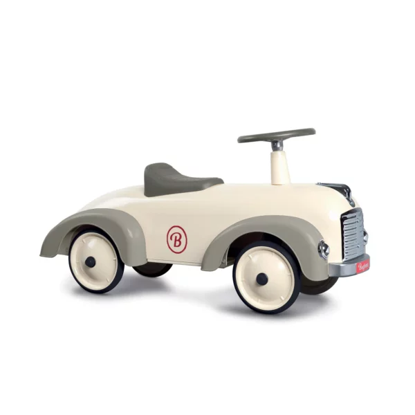 retro loopauto van baghera model speedster in Off White met grijze accenten