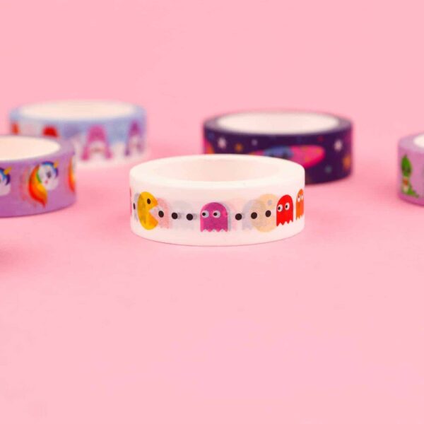 studio Inktvis Washi tape met pac man figuren