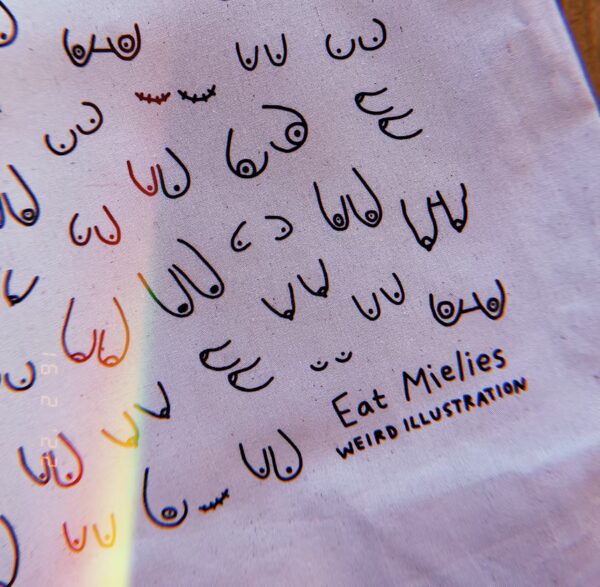 Eat Mielies totebag XL natural