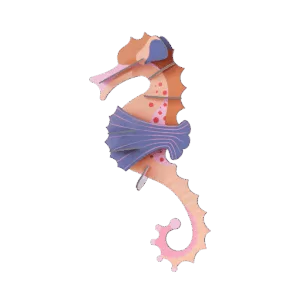 Studio Roof - Pink Seahorse